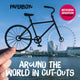 Book cover of: Around the World in Cut-Outs. By: Paperboyo
