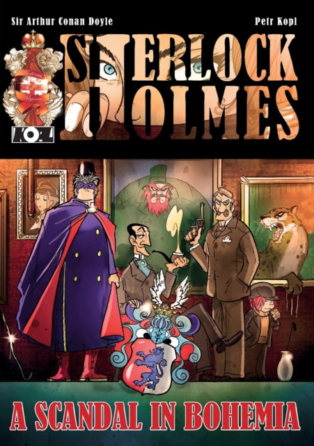Book cover of: Scandal in Bohemia - A Sherlock Holmes Graphic Novel. By: Petr Kopl