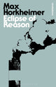 Book cover of: Eclipse of Reason. By: Max Horkheimer