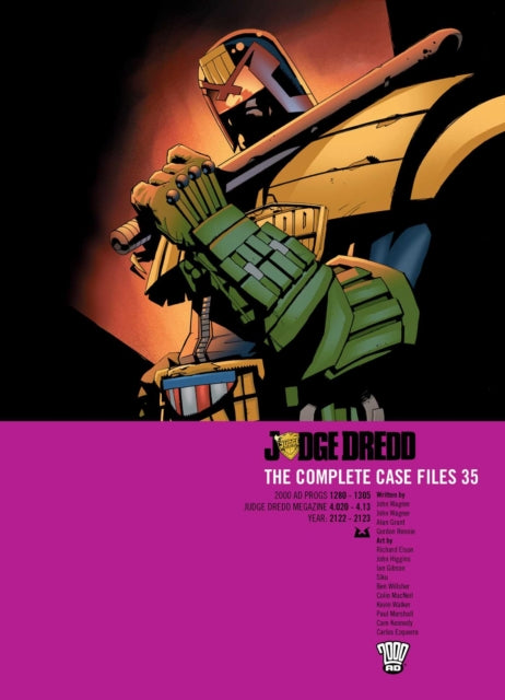 Book cover of: Judge Dredd: The Complete Case Files 35. By: John Wagner