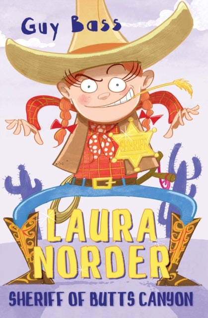 Book cover of: Laura Norder, Sheriff of Butts Canyon. By: Guy Bass