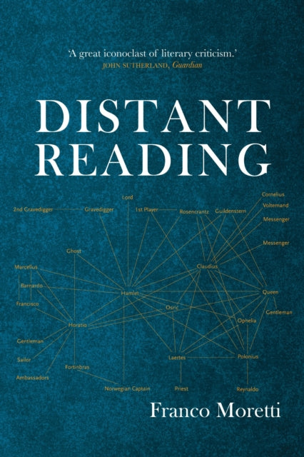 Book cover of: Distant Reading. By: Franco Moretti