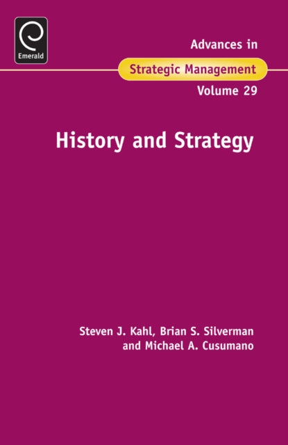 Book cover of: History and Strategy