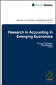 Book cover of: Research in Accounting in Emerging Economies. By: Venancio Tauringana