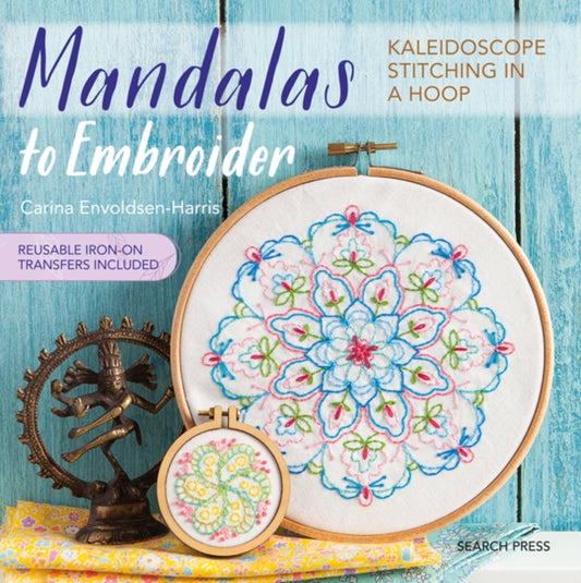 Book cover of: Mandalas to Embroider. By: Carina Envoldsen-Harris