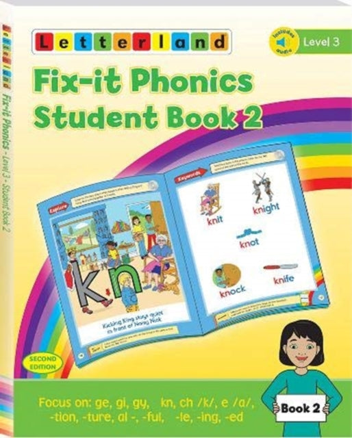 Book cover of: Fix-it Phonics - Level 3 - Student Book 2 (2nd Edition)