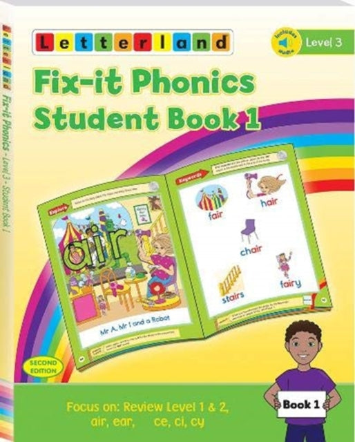 Book cover of: Fix-it Phonics - Level 3 - Student Book 1 (2nd Edition)