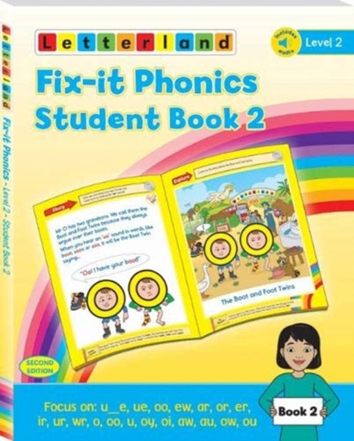 Book cover of: Fix-it Phonics - Level 2 - Student Book 2 (2nd Edition). By: Lisa Holt