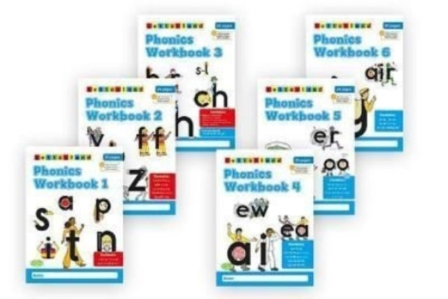Book cover of: Phonics Workbooks (1-6) [2nd Edition]