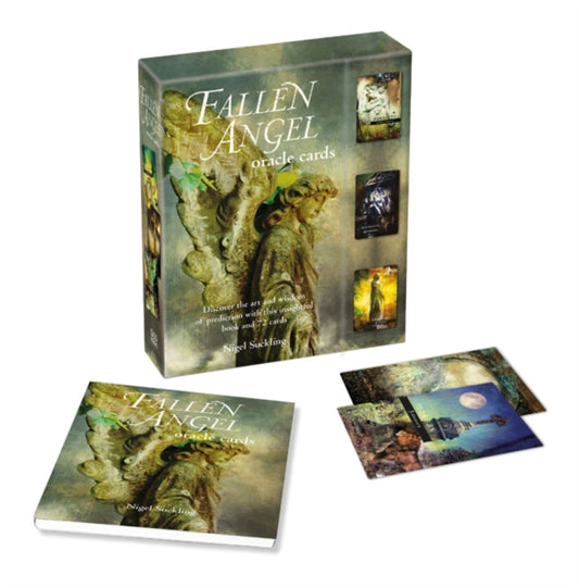 Book cover of: Fallen Angel Oracle Cards. By: Nigel Suckling