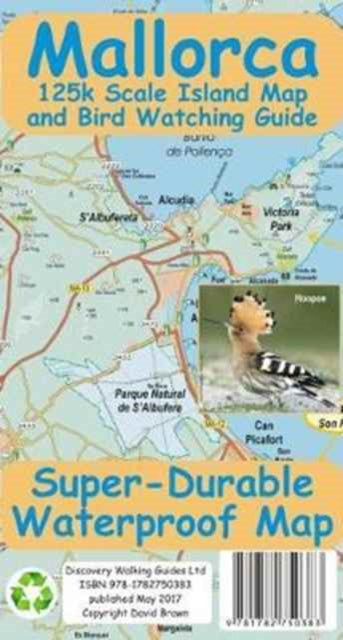 Book cover of: Mallorca Super Durable Map and Bird Watching Guide