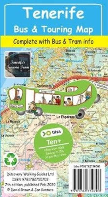 Book cover of: Tenerife Bus & Touring Map