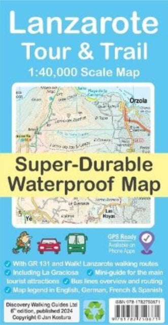 Lanzarote Tour & Trail Map