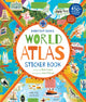 Book cover of: World Atlas Sticker Book. By: David Dean