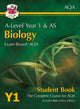 Book cover of: A-Level Biology for AQA: Year 1 & AS Student Book with Online Edition