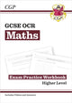 Book cover of: GCSE Maths OCR Exam Practice Workbook: Higher - includes Video Solutions and Answers. By: Richard Parsons