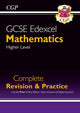 Book cover of: GCSE Maths Edexcel Complete Revision & Practice: Higher inc Online Ed, Videos & Quizzes
