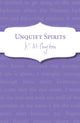 Book cover of: Unquiet Spirits. By: K. M. Peyton