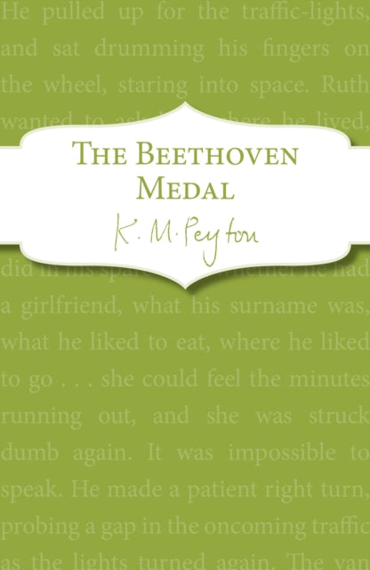 Book cover of: Beethoven Medal. By: K. M. Peyton