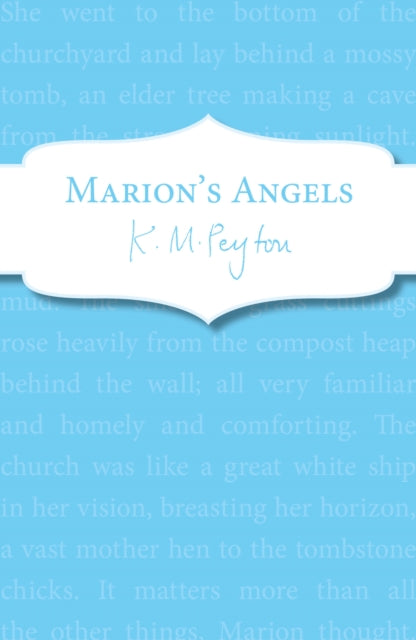 Book cover of: Marion's Angels. By: K. M. Peyton
