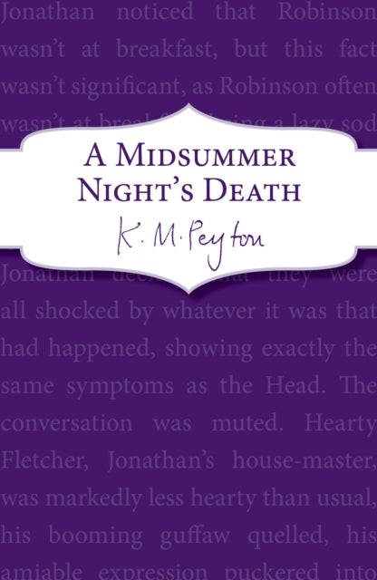 Book cover of: Midsummer Night's Death. By: K. M. Peyton