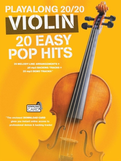 Book cover of: Playalong 20/20 Violin. By: Hal Leonard Corp.