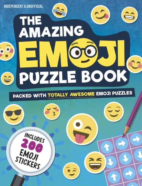 Book cover of: Amazing Emoji Puzzle Book. By: Gemma Barder