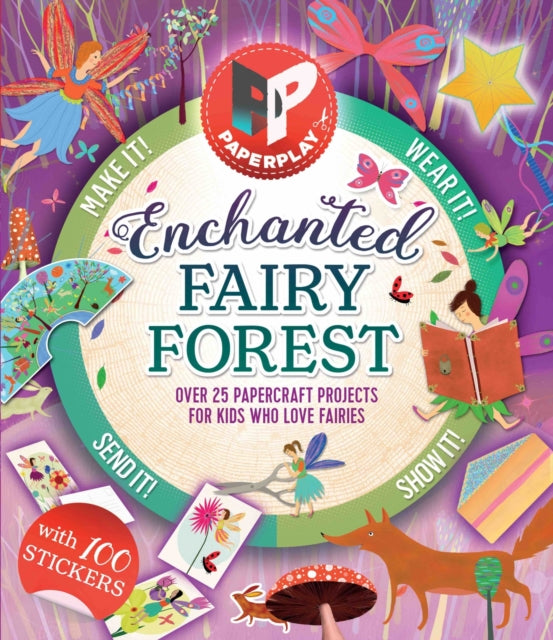 Book cover of: Paperplay - Enchanted Fairy Forest. By: Gemma Barder