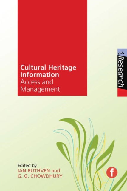 Book cover of: Cultural Heritage Information. By: Ian Ruthven