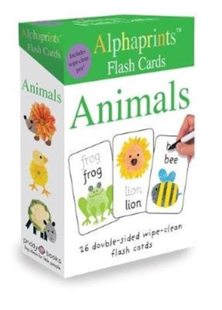 Book cover of: Alphaprints Flash Cards Animals