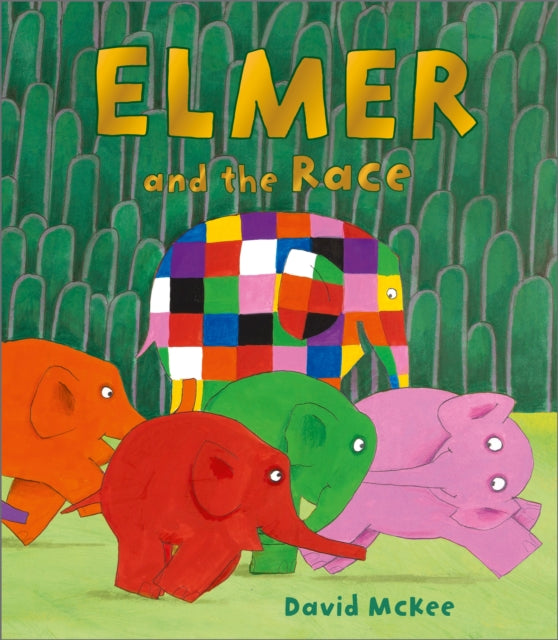 Book cover of: Elmer and the Race. By: David McKee