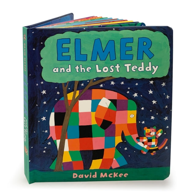 Book cover of: Elmer and the Lost Teddy. By: David McKee