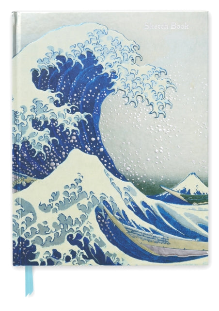 Book cover of: Hokusai: The Great Wave (Blank Sketch Book). By: Flame Tree Publishing Staff