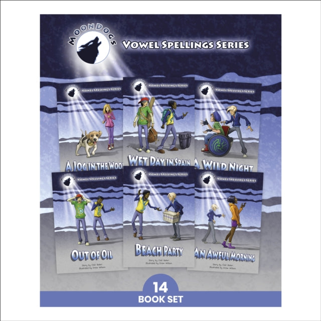 Book cover of: Phonic Books Moon Dogs Set 3 Vowel Spellings. By: Phonic Books