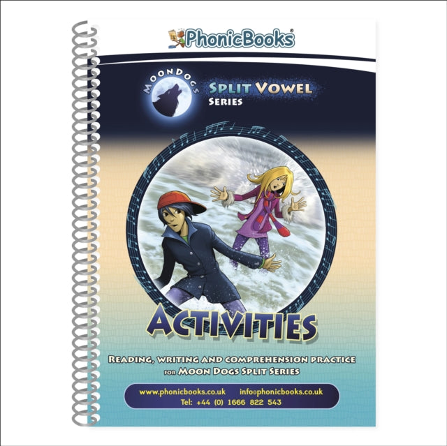 Book cover of: Phonic Books Moon Dogs Split Vowel Spellings Activities. By: Phonic Books