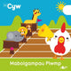 Book cover of: Cyfres Cyw: Mabolgampau Plwmp. By: Anni Llŷn