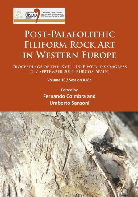 Book cover of: Post-Palaeolithic Filiform Rock Art in Western Europe. By: Fernando Coimbra