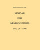Book cover of: Proceedings of the Seminar for Arabian Studies Volume 26 1996