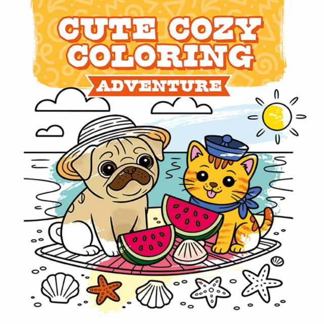 Book cover of: Cute Cozy Coloring: Adventure