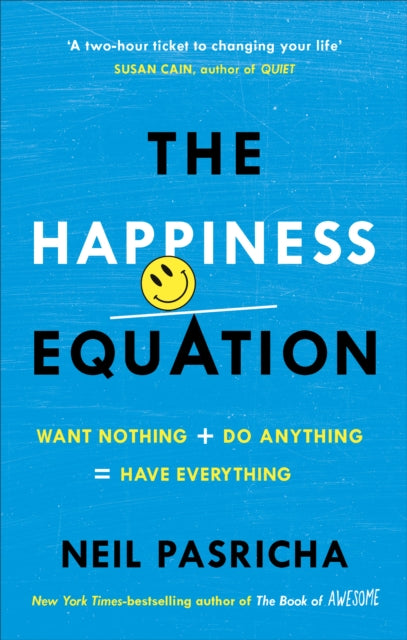 Book cover of: Happiness Equation. By: Neil Pasricha