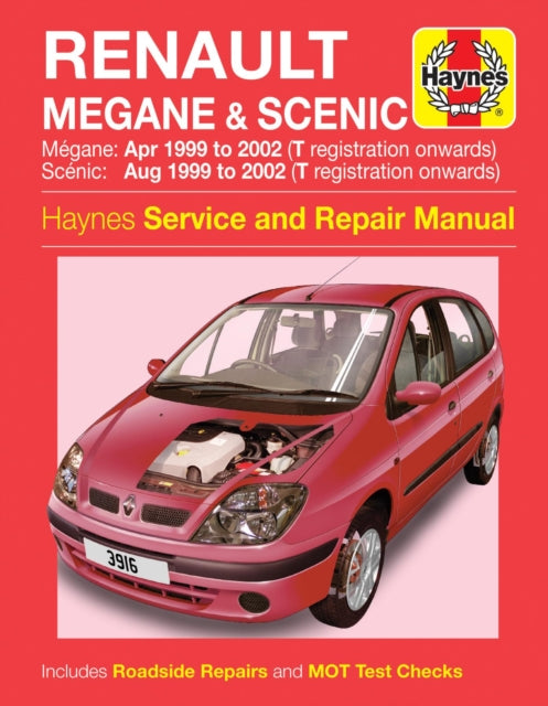 Book cover of: Renault Megane & Scenic 99-02. By: Haynes