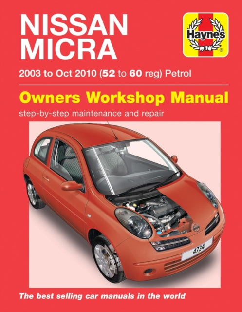 Book cover of: Nissan Micra (03 - Oct 10) Haynes Repair Manual. By: Haynes