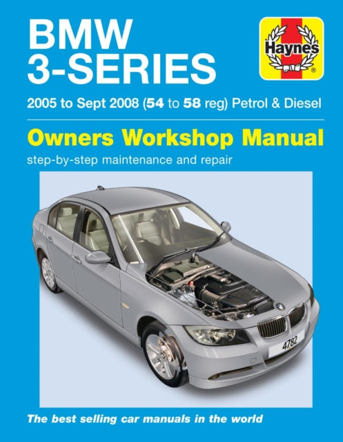 Book cover of: BMW 3-Series Petrol & Diesel (05 - Sept 08) Haynes Repair Manual. By: Haynes