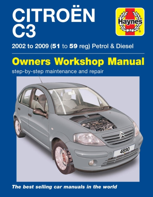Book cover of: Citroen C3 Petrol & Diesel (02 - 09) Haynes Repair Manual. By: Haynes