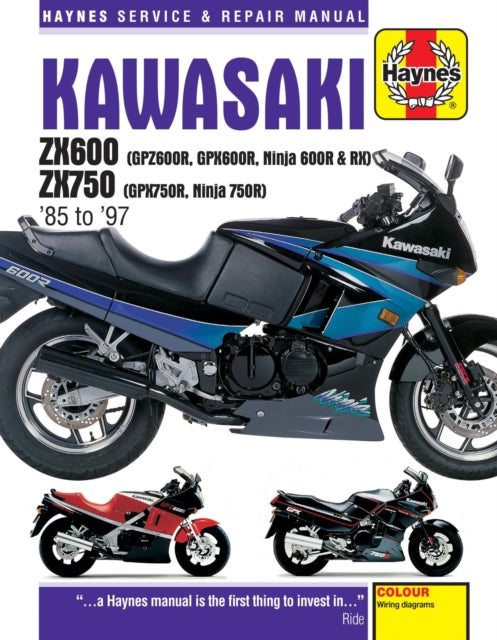 Book cover of: Kawasaki ZX600 Ninja. By: Haynes