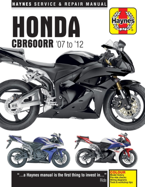 Book cover of: Honda CBR600RR (07 - 12). By: Haynes