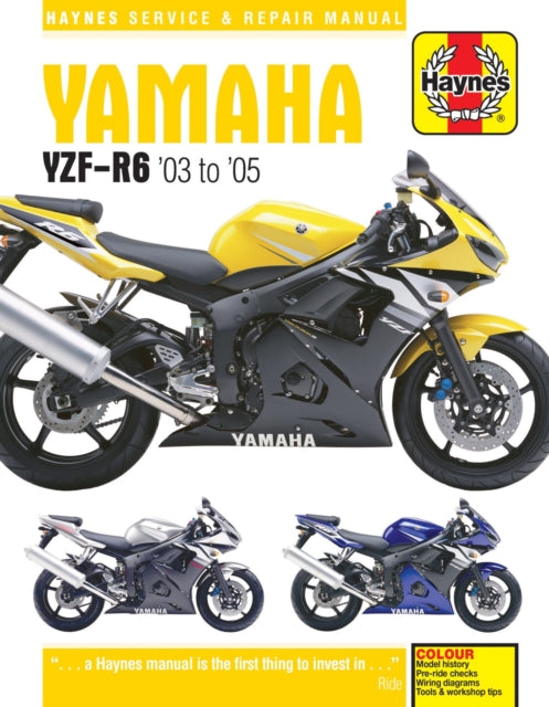 Book cover of: Yamaha YZF-R6 (03 - 05). By: Haynes Publishing
