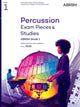 Book cover of: Percussion Exam Pieces & Studies, ABRSM Grade 1
