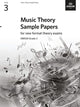 Book cover of: Music Theory Sample Papers, ABRSM Grade 3