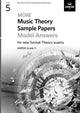 Book cover of: More Music Theory Sample Papers Model Answers, ABRSM Grade 5